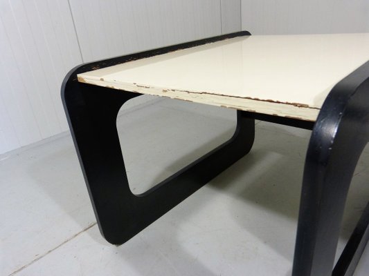 Black and White Side Tables, 1960s, Set of 2-TU-1449811