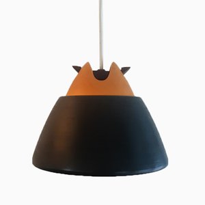 Black and Yellow Ceramic Pendant Lamp by Cari Zalloni for Steuler-Keramik, Germany, 1960s-NV-965153