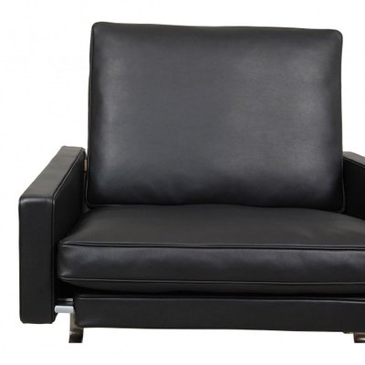 Black Aniline Leather Pk-31/1 Armchair by Poul Kjærholm, 1970s-MTD-1400660