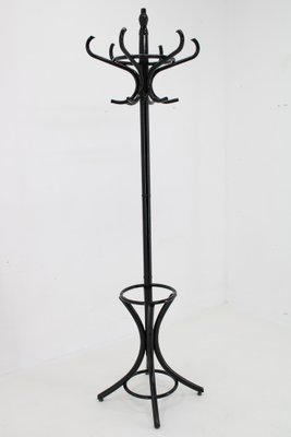 Black Bentwood Coat Hanger from Ton, Former Czechoslovakia, 1970s-TZ-1807360