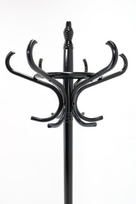 Black Bentwood Coat Hanger from Ton, Former Czechoslovakia, 1970s-TZ-1807360