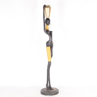 Black Brass Statue, 1970s-DSC-2016355