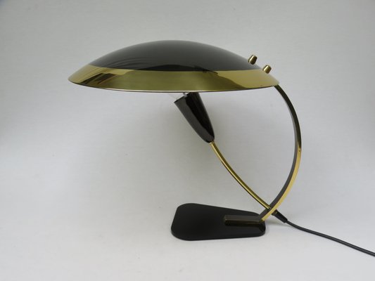 Black Brass Table Lamp, 1950s, Italy-EY-906953