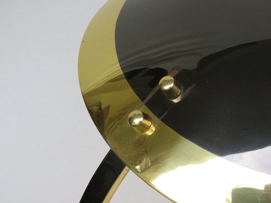 Black Brass Table Lamp, 1950s, Italy-EY-906953