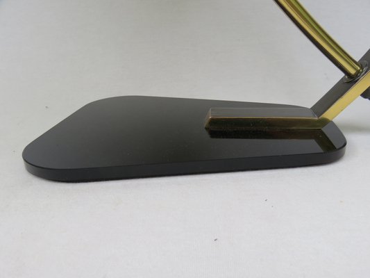 Black Brass Table Lamp, 1950s, Italy-EY-906953