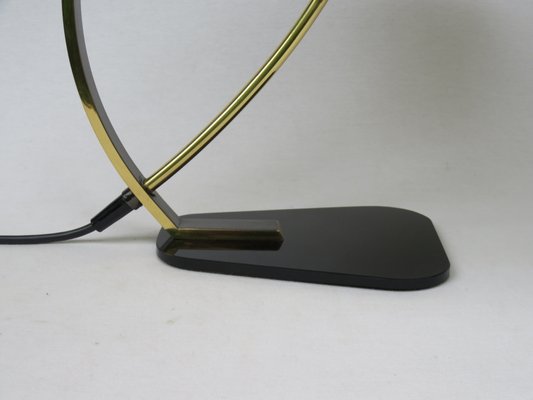 Black Brass Table Lamp, 1950s, Italy-EY-906953