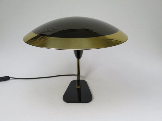 Black Brass Table Lamp, 1950s, Italy-EY-906953