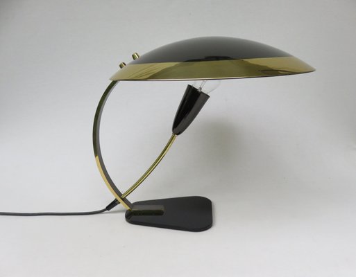 Black Brass Table Lamp, 1950s, Italy-EY-906953