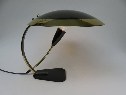 Black Brass Table Lamp, 1950s, Italy-EY-906953