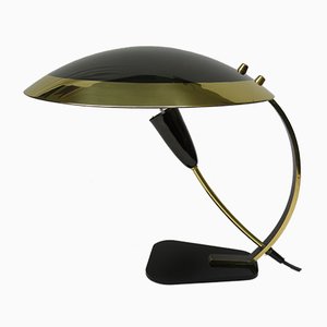 Black Brass Table Lamp, 1950s, Italy-EY-906953