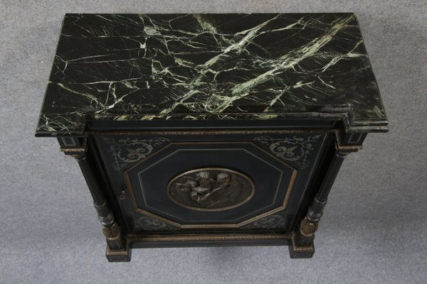 Black Cabinet with Bronze Applications and Pewter Inlays, 1880s-DXD-1790532