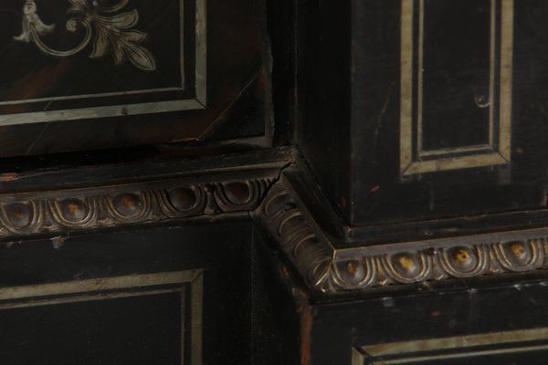 Black Cabinet with Bronze Applications and Pewter Inlays, 1880s-DXD-1790532