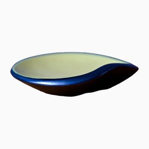 Black Ceramic Bowl from Ceramique Dart De Bordeaux, 1950s-AIU-1737446