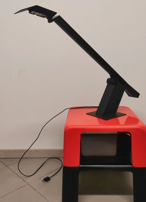 Black Condor Desk Lamp attributed to Hans Von Klier for Bilumen, 1988-AKW-2019753