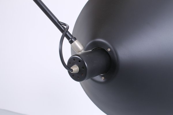 Black Counterbalance Ceiling Lamp by J. J. M. Hoogervorst for Anvia, 1950s-XT-1348244