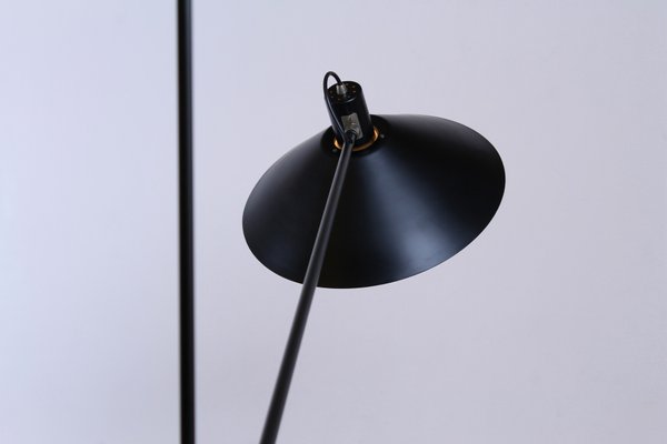 Black Counterbalance Ceiling Lamp by J. J. M. Hoogervorst for Anvia, 1950s-XT-1348244