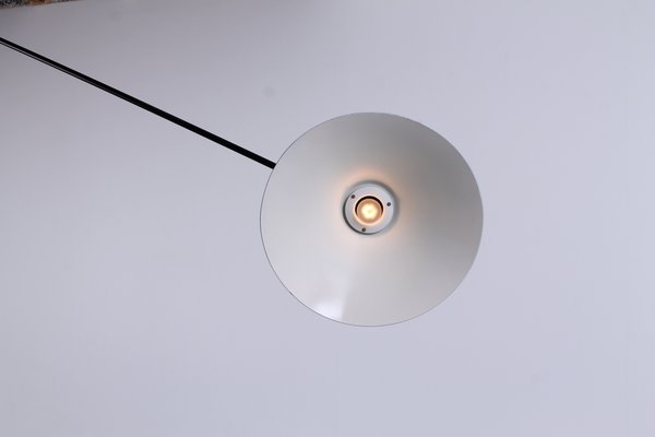 Black Counterbalance Ceiling Lamp by J. J. M. Hoogervorst for Anvia, 1950s-XT-1348244