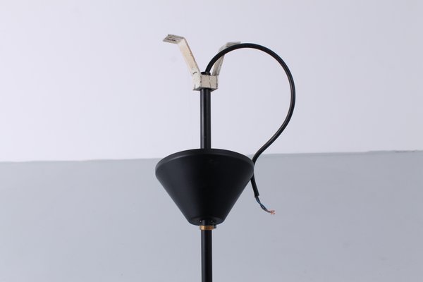 Black Counterbalance Ceiling Lamp by J. J. M. Hoogervorst for Anvia, 1970s-XT-1340848