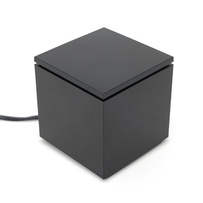 Black Cubo Luce Table Lamp by Studio Opi for Cini and Nils, 1970s-EZ-2024528