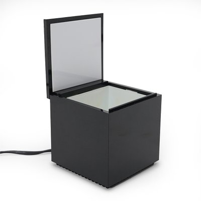 Black Cubo Luce Table Lamp by Studio Opi for Cini and Nils, 1970s-EZ-2024528