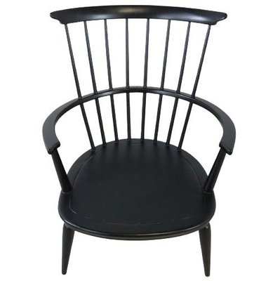 Black Delmenhorst Armchair with Cushion-FYZ-1322542