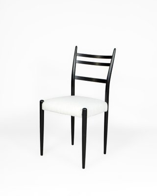 Black Dining Chairs attributed to Donald Gomme for G Plan, 1950s, Set of 6-DIP-1747001