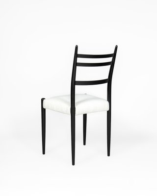 Black Dining Chairs attributed to Donald Gomme for G Plan, 1950s, Set of 6-DIP-1747001