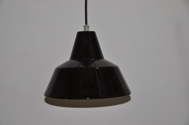 Black Enameled Metal Lamp-ROJ-1311902