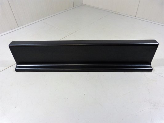 Black Fiberglass Wall Shelves, 1960s, Set of 2-TU-1057040