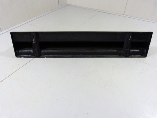 Black Fiberglass Wall Shelves, 1960s, Set of 2-TU-1057040