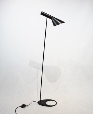 Black Floor Lamp by Arne Jacobsen for Louis Poulsen-UY-711721