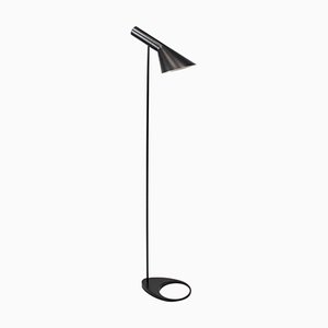 Black Floor Lamp by Arne Jacobsen for Louis Poulsen-UY-711721