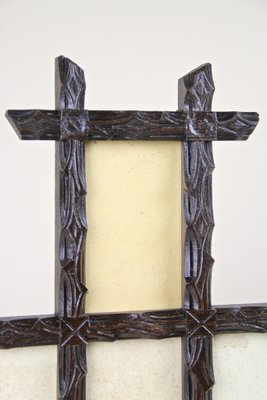 Black Forest Hand-Carved Photo Frame, Austria, 1880s-TQA-1322344