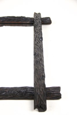 Black Forest Hand-Carved Wall Mirror, Austria, 1870s-TQA-1321981