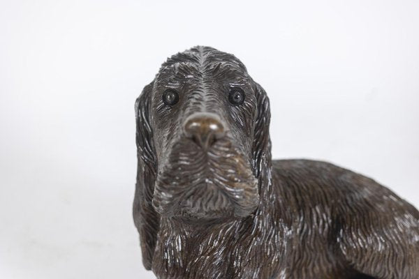 Black Forest Style Carved Basswood Dog, 1900-CEJ-1759748