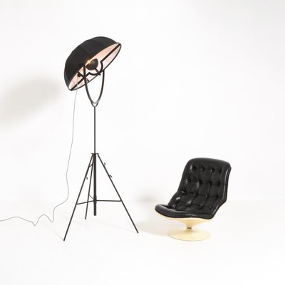 Black Fortuny Floor Lamp by Mariano Fortuny for Pallucco-VT-849287