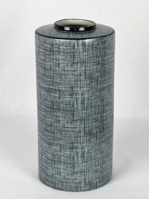 Black & Gray Black Porcelain Tube from François Bernard, 1990s-YBU-1377384