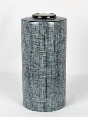 Black & Gray Black Porcelain Tube from François Bernard, 1990s-YBU-1377384