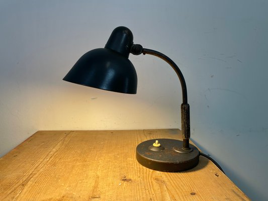 Black Industrial Table Lamp from Siemens, 1930s-CGF-1393529