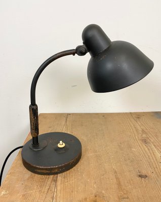 Black Industrial Table Lamp from Siemens, 1930s-CGF-1393529