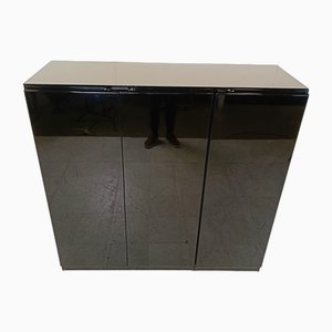 Black Lacquered Bar Cabinet, 1970s-IRH-1811222