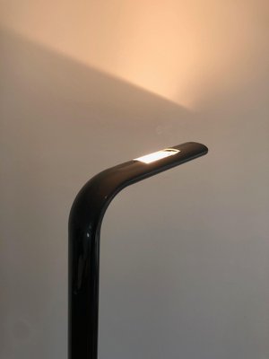 Black Lacquered Metal Floor Lamp, 1970s-BA-1612881