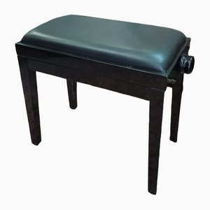 Black Lacquered Piano Stool, 1990s-RAQ-1374092