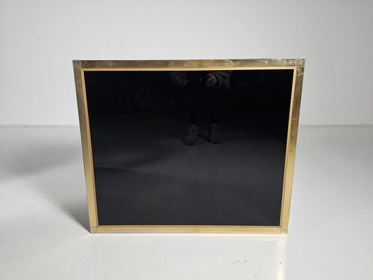 Black Lacquered Sideboard by Renato Zevi, 1970-UJI-2026336