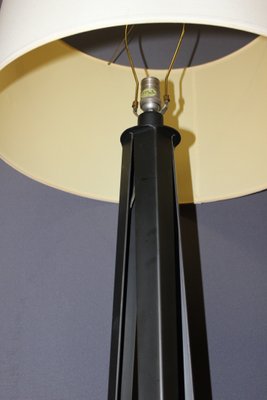 Black Lacquered Steel Lamp, 1980-BCR-1143963