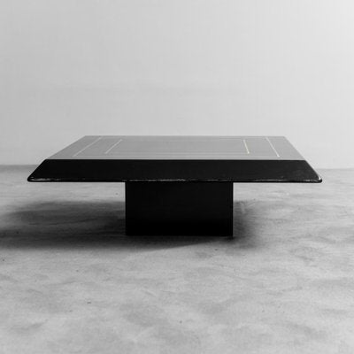 Black Lacquered Wooden Coffee Table, 1970s-ZLY-1777827