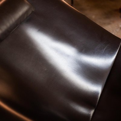 Black Leather and Steel 501 Semana Chair by David Weeks for Habitat UK, 1990s-QVY-1405446