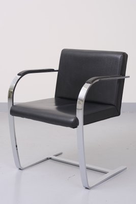 Black Leather Brno Chair by Mies Van Der Rohe-GCG-1131532