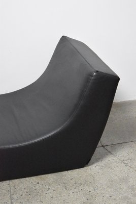 Black Leather Chaise Longue from Viccarbe, Spain-QLP-1821991