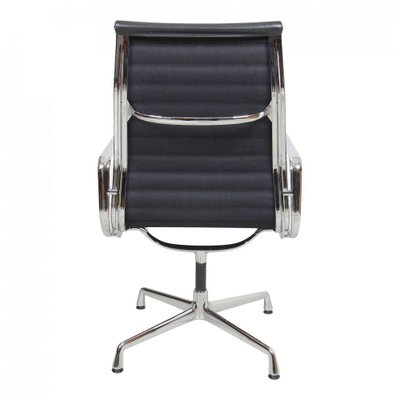 Black Leather EA-109 Chair by Charles Eames for Vitra, 2000s-MTD-1400497